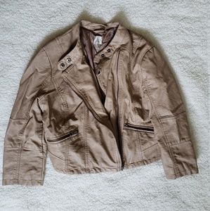 LC, Tan Leather Jacket